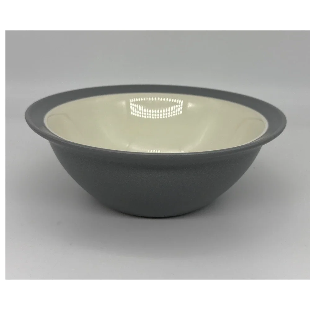 Noritake Colorwave Slate Grey Stoneware 7 Inch Cereal Soup Bowl 5107